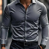 Lenoir | Camisa elegante de manga larga con botones