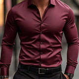 Lenoir | Camisa elegante de manga larga con botones