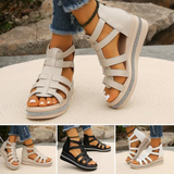 CAMILA™ - Sandalias con cremallera, tiras y pedrería