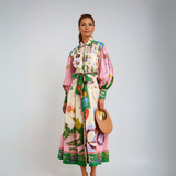 DORTHE™ - Elegante vestido largo italiano