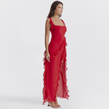 AMIRA™ - Vestido Largo - Rojo