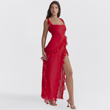 AMIRA™ - Vestido Largo - Rojo