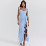 AMIRA™ - Vestido largo - Azul
