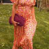 PAULINE™ - Vestido Largo con Estampado Floral