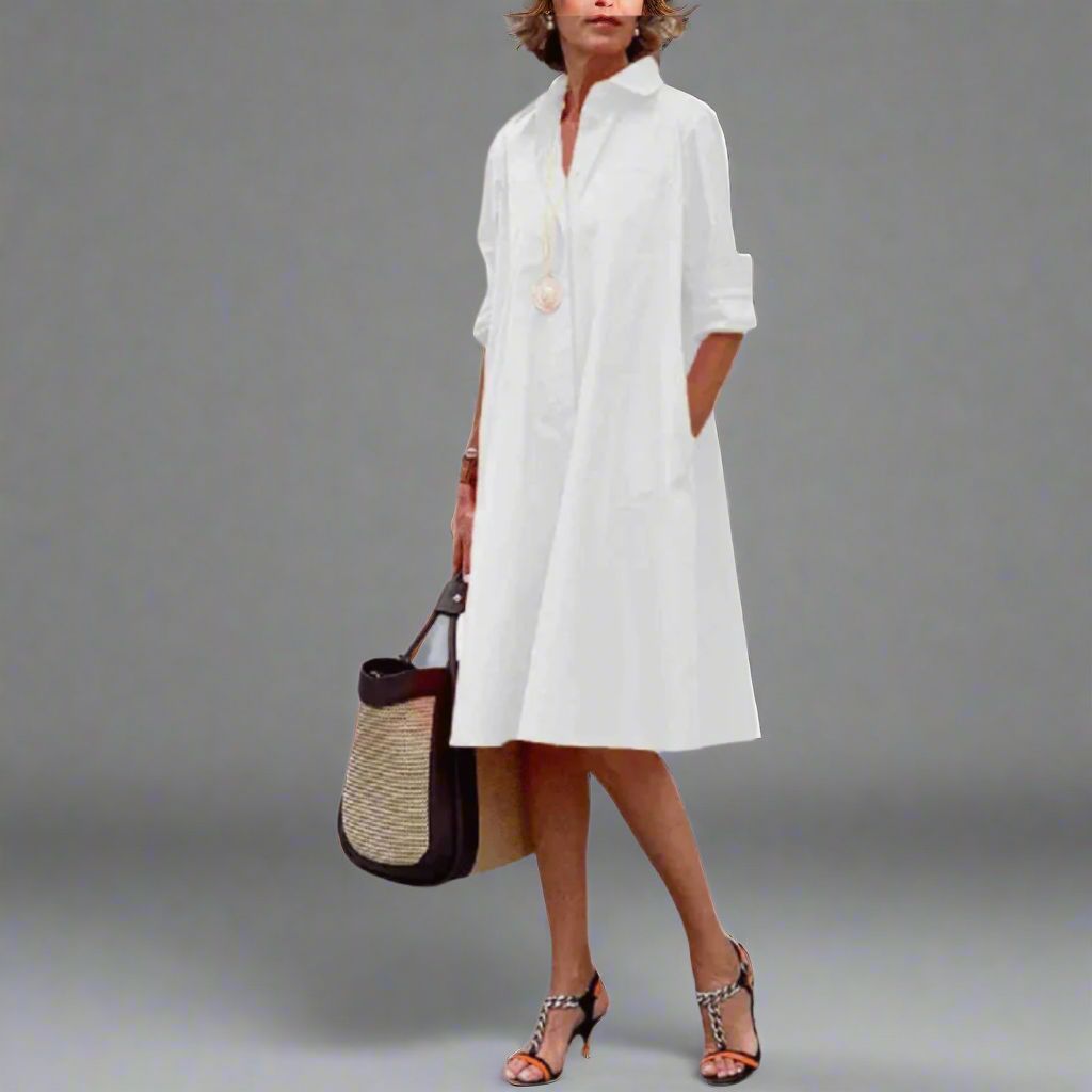 SANDRINE™ - Vestido Polo Casual y Elegante
