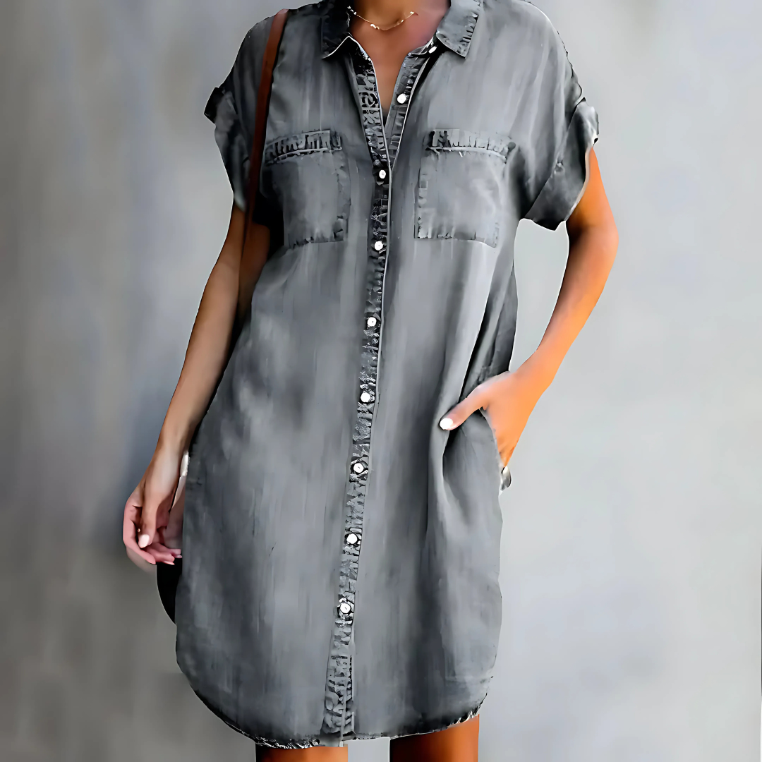 ADALINE™ - Vestido de Verano con Diseño que Acentúa la Barriga
