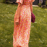 PAULINE™ - Vestido Largo con Estampado Floral