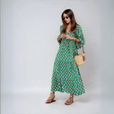 ELIN™ - Bata Maxi Boho en Algodón