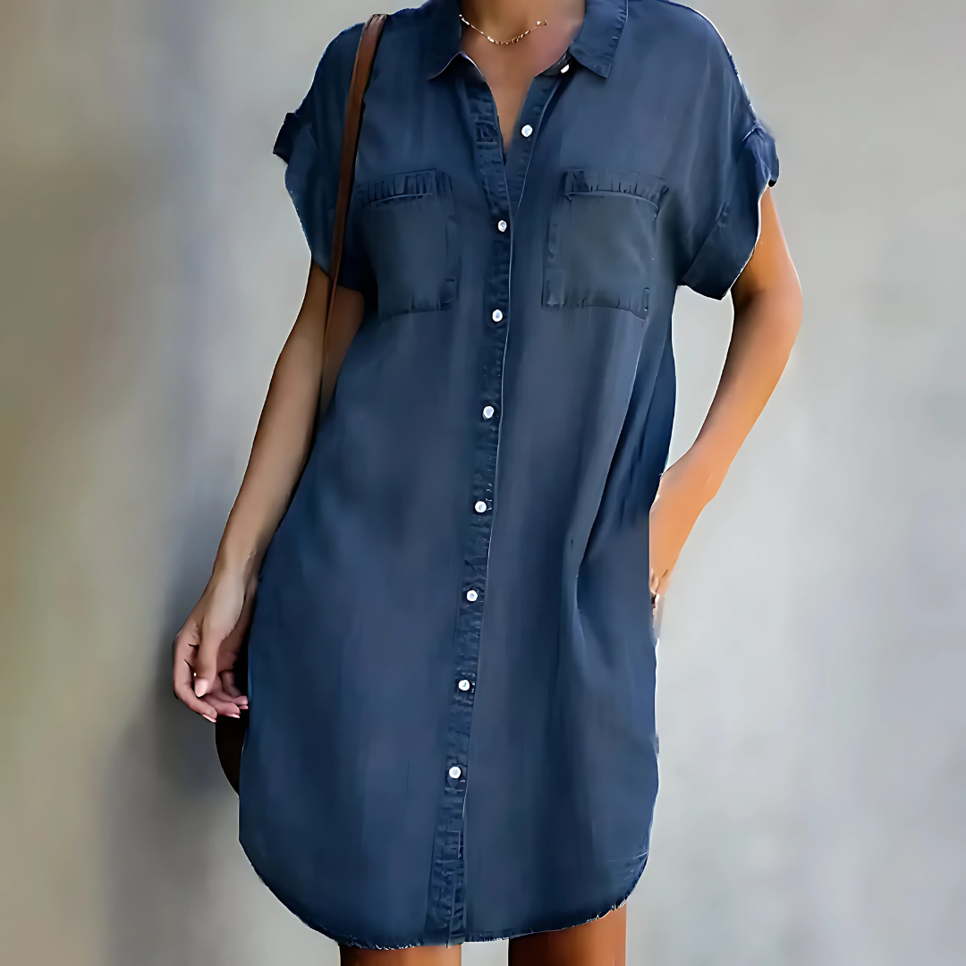 ADALINE™ - Vestido de Verano con Diseño que Acentúa la Barriga