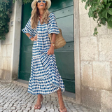 ELIN™ - Bata Maxi Boho en Algodón