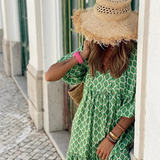 ELIN™ - Bata Maxi Boho en Algodón