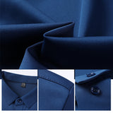 Ruan - Camisa elástica antiarrugas para hombre