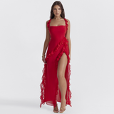 AMIRA™ - Vestido Largo - Rojo