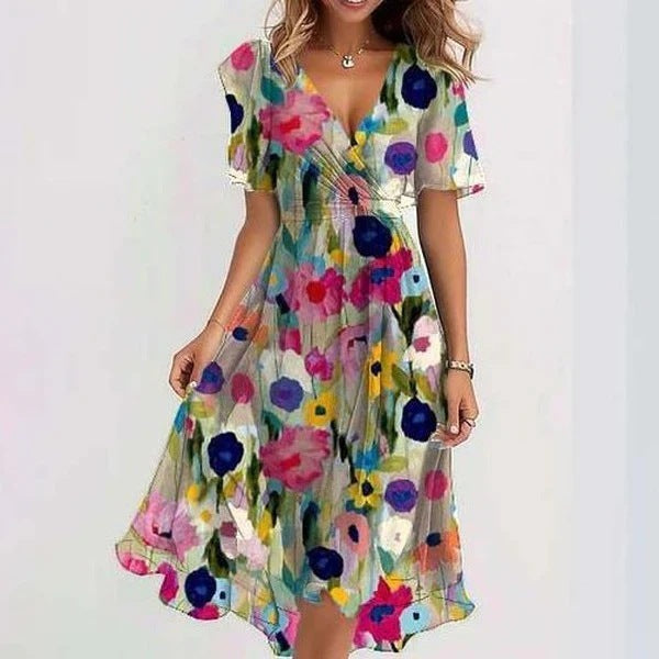 LINA™ - Vestido de manga corta