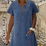 GILIA™ - Vestido de mezclilla suave