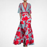 OCÉANE™ - Vestido de flor largo