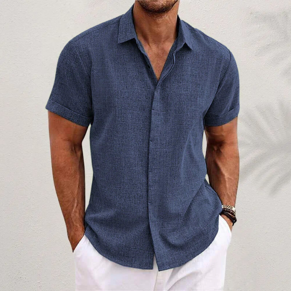 Lenoir - Camisa clásica de lino
