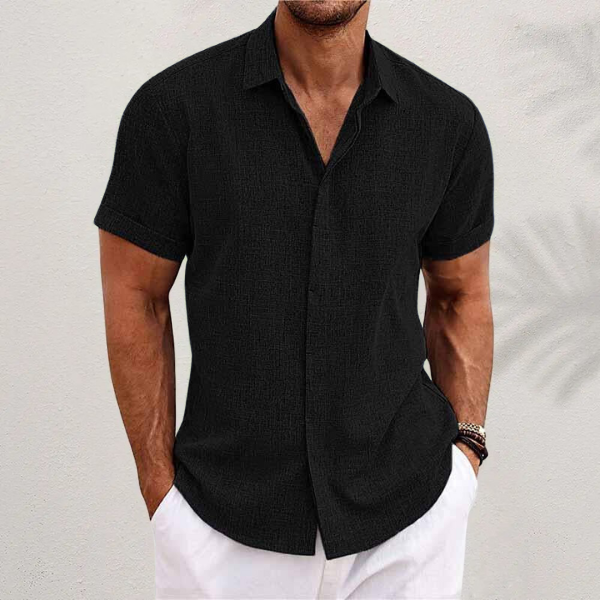Lenoir - Camisa clásica de lino
