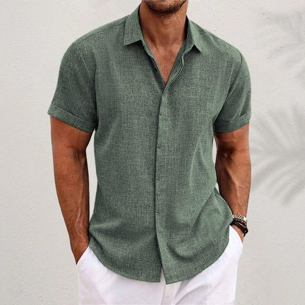 Lenoir - Camisa clásica de lino