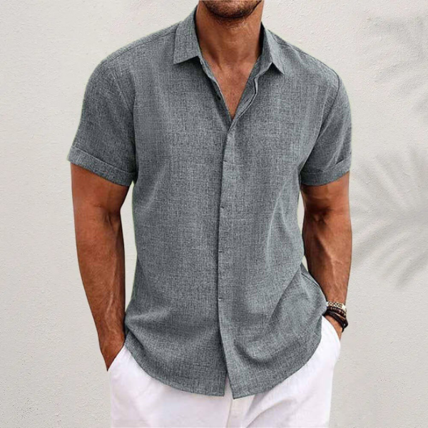 Lenoir - Camisa clásica de lino