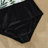 Plant Flounce Plumeria Family Matching Swimsuit