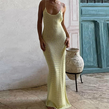 BORD l Robe longue au crochet, Robe de plage