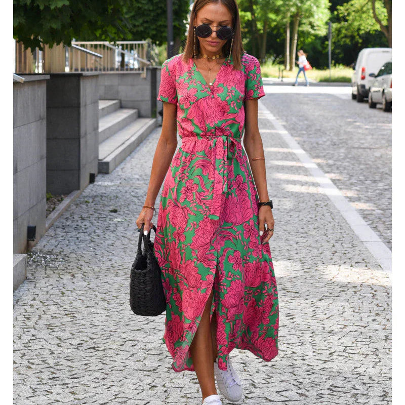 SUZANNE™ - Vestido elegante con escote en V