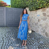 CAMILLA™ - Conjunto estampado Top y Falda