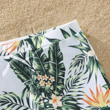 Plant Flounce Plumeria Family Matching Swimsuit