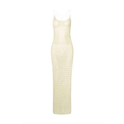 BORD l Robe longue au crochet, Robe de plage