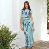CAMILLA™ - Conjunto estampado Top y Falda