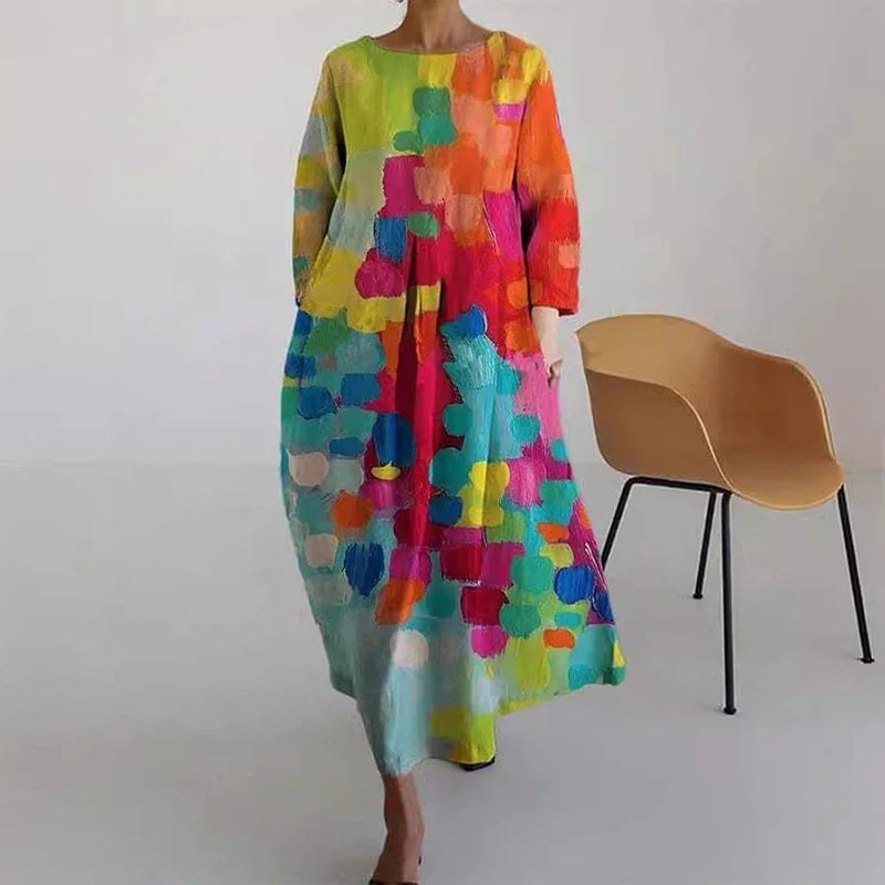 ANNE™ - Vestido de Malla con Escote en V