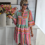 JULIANE™ – Vestido boho de capas con vuelo