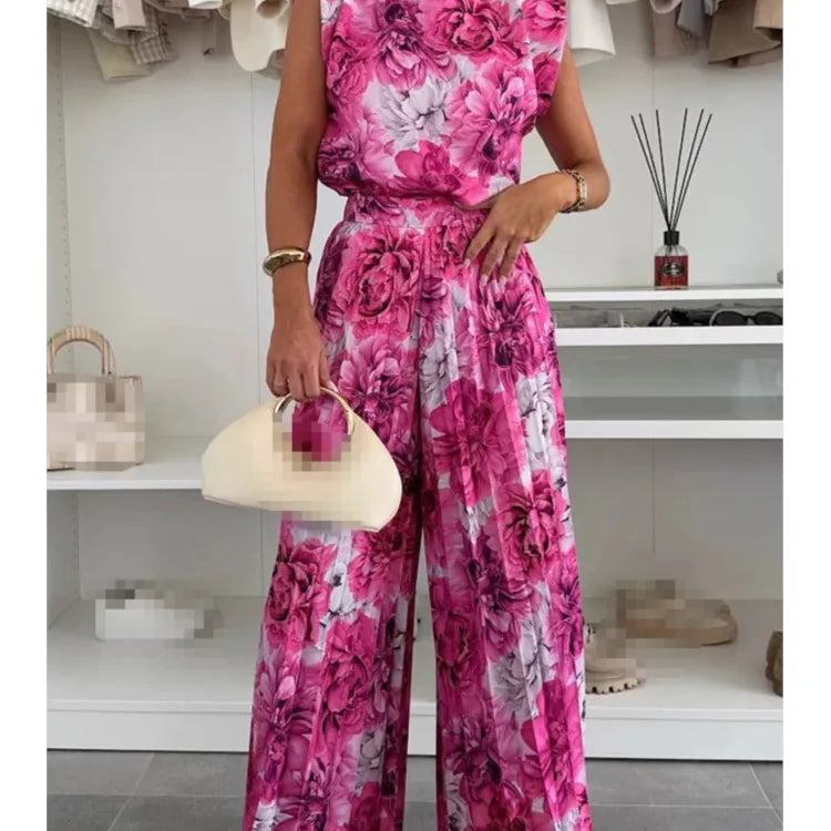 MARUJA™ - Conjunto de top y pantalón