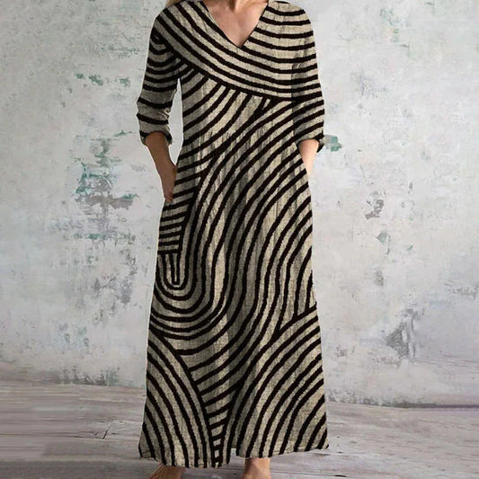AYDA | Robe Rayée Vintage