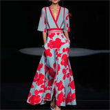 OCÉANE™ - Vestido de flor largo