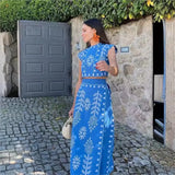 CAMILLA™ - Conjunto estampado Top y Falda
