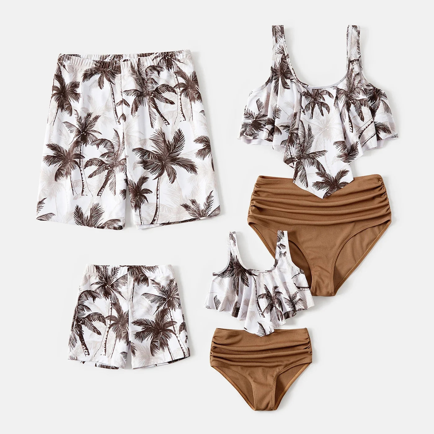 Coconut Tree Family Matching Swimsuit