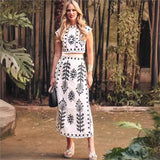 CAMILLA™ - Conjunto estampado Top y Falda