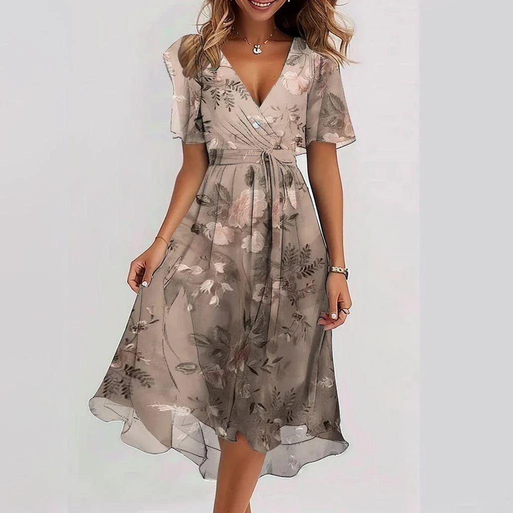 LINA™ - Vestido de manga corta