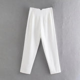 Morgana | Pantalón de oficina de talle alto