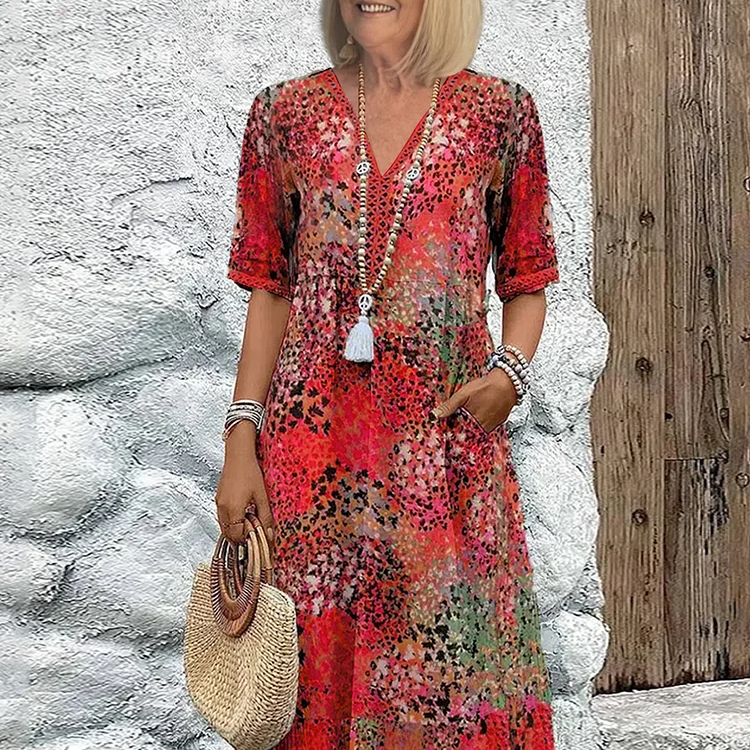 FATIMA™ - Bata con Flores