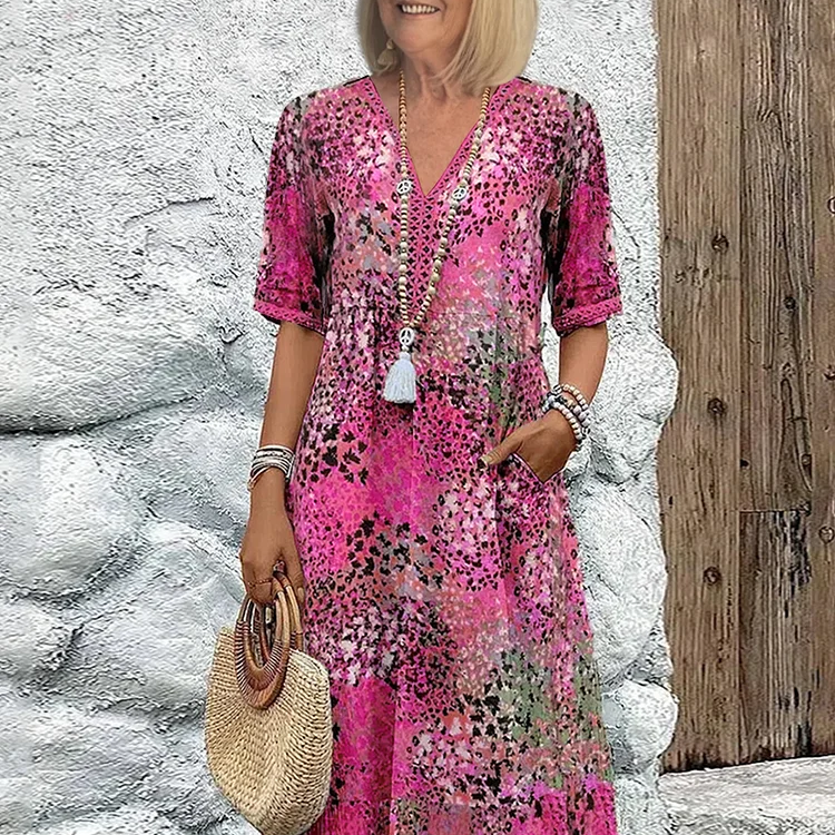 FATIMA™ - Bata con Flores