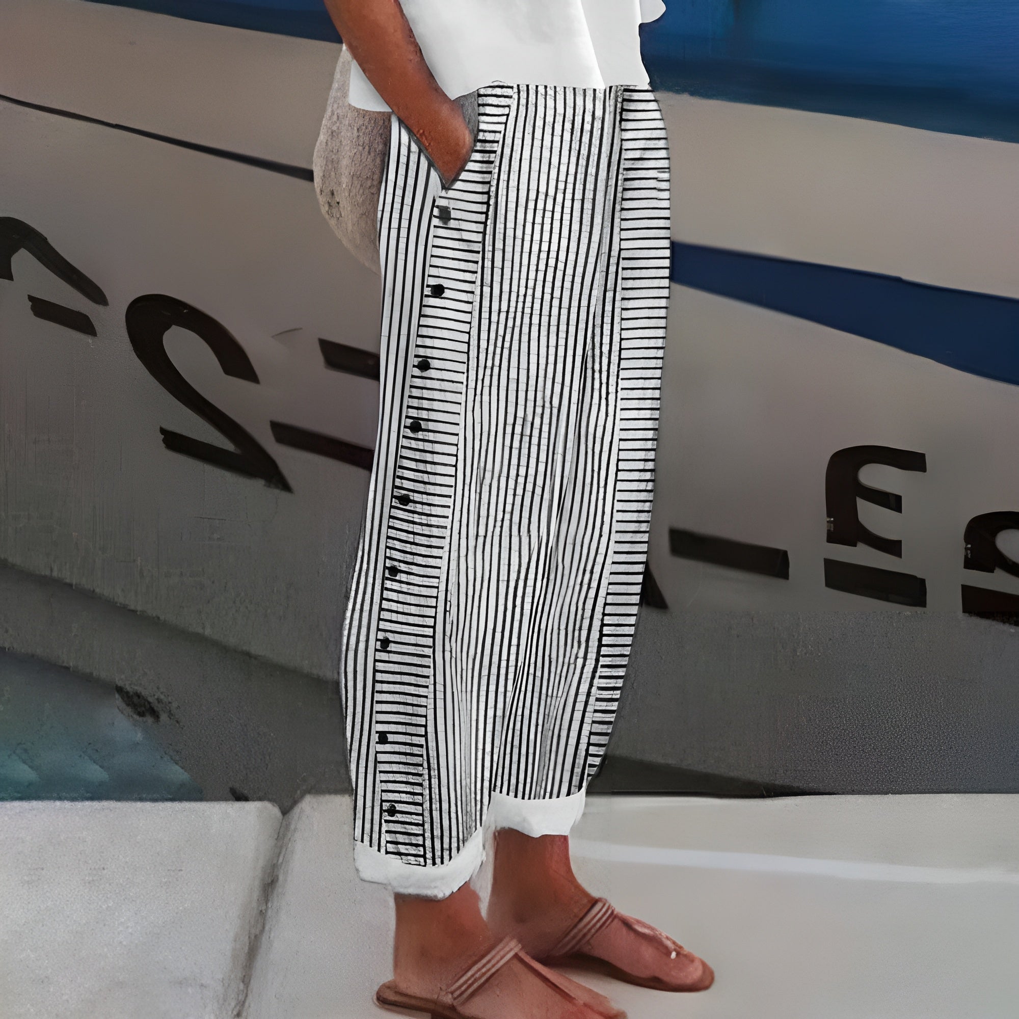 Dagny | Pantalones ligeros de lino