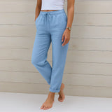 Ellaine | Pantalón de lino stretch