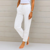 Ellaine | Pantalón de lino stretch