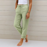 Ellaine | Pantalón de lino stretch