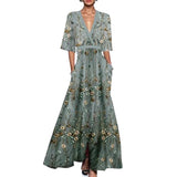 OCÉANE™ - Vestido de flor largo