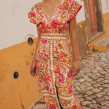 JESSA™ - Vestido Maxi de Colores