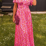 PAULINE™ - Vestido Largo con Estampado Floral